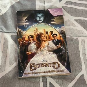 Disney Enchanted Movie Tie-In Paperback — White, Gold, Purple